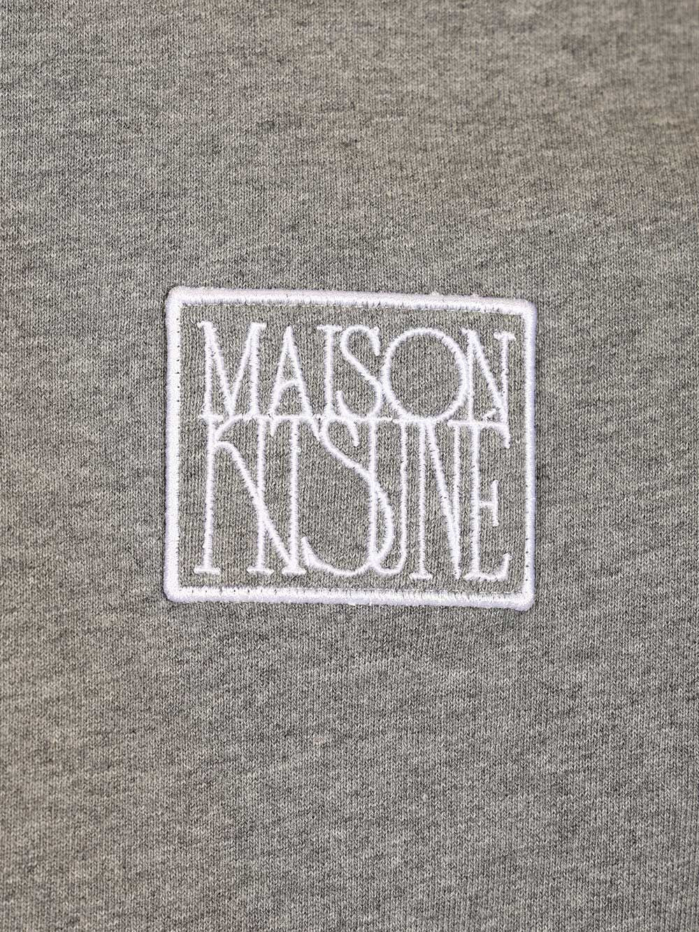 Maison KitsunÉ Oversized Polo Sweatshirt Polo shirt - Grey | dc42cf7c95fdf612e6cec096820df6e360e6a1d2