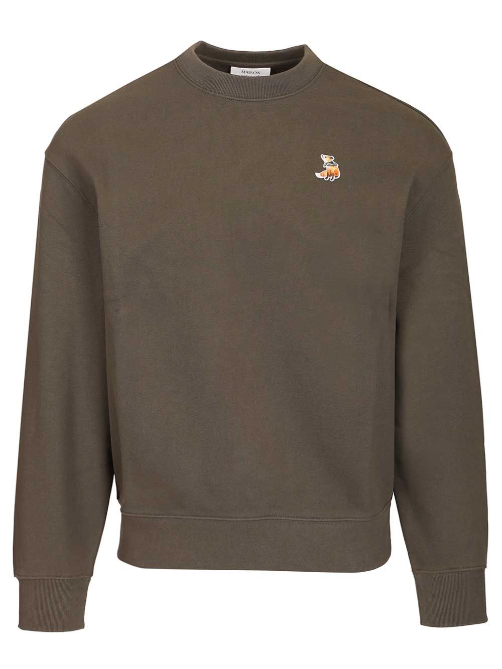 Maison KitsunÉ Dreaming Fox Sweatshirts - Brown | b4e8add457efce6b9e9160beaec9b994e551bdca