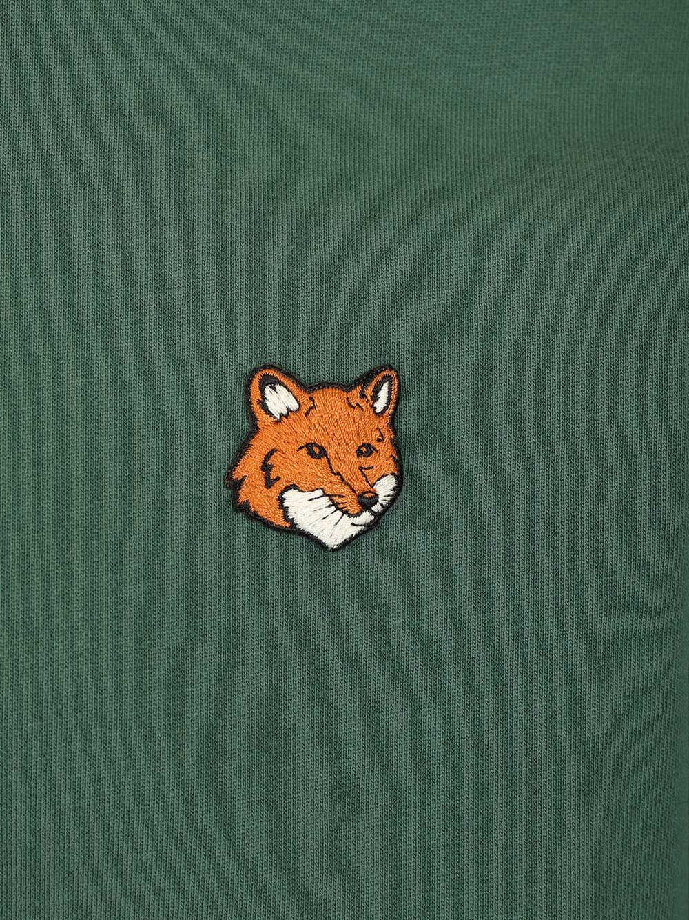 Maison KitsunÉ Fox Head Sweatshirt Sweatshirts - Green | e8636d828fa6b5525205c815c5247558ac57cf8f