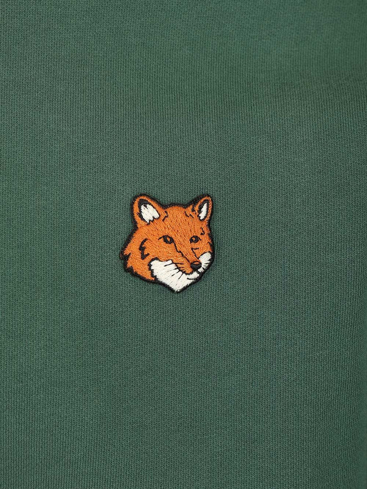 Maison KitsunÉ Fox Head Sweatshirt Sweatshirts - Green | e8636d828fa6b5525205c815c5247558ac57cf8f