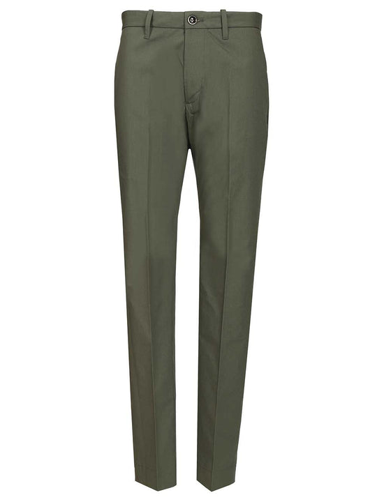 Straight Trousers Green