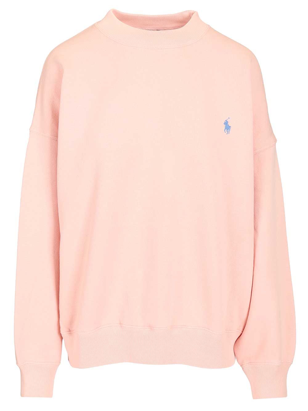 Polo Ralph Lauren Crew Neck Sweater Sweatshirts - Rose | 3524213ab225bebede083d2a6af8770535bb52d2