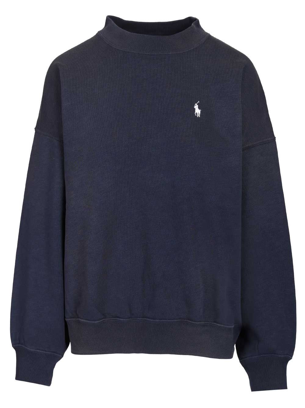 Polo Ralph Lauren Oversized Sweatshirt Sweatshirts - Blue | d9bce0bd575513fcab51ad25e822ed50c5a2c15e