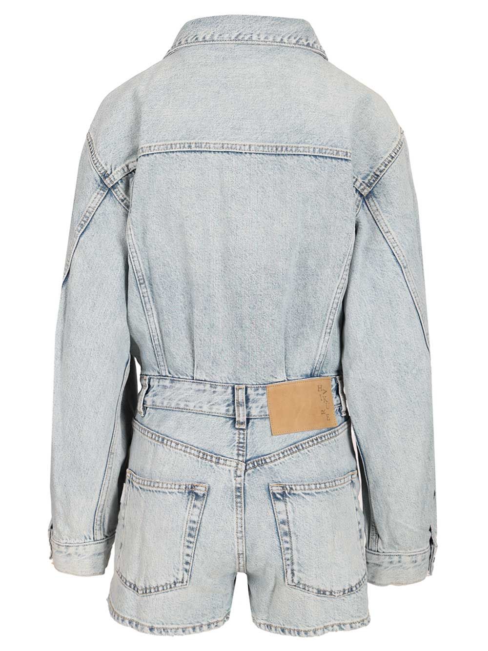 Haikure Elle Playsuit Dresses - Light blue | 805db57edb3134fee1e01c8c38bc18edf952b879