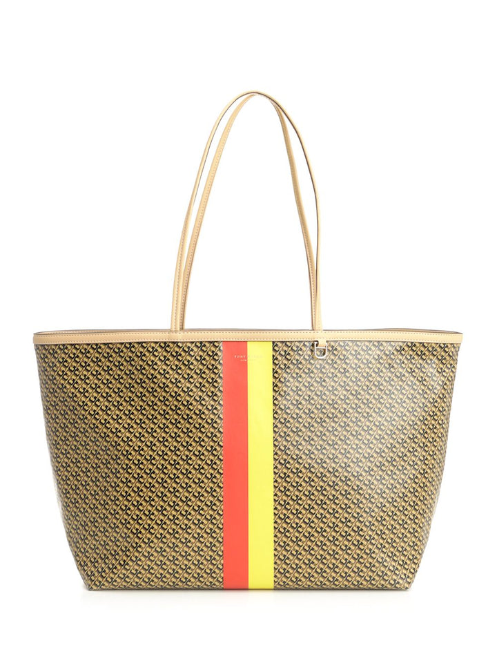 Tory Burch Race Shopping Bag Shoulder Bags - Brown | 7ab26d43486c9e975bd9efe5df114b87cedbd8eb