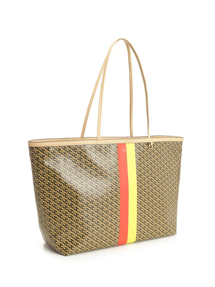 Tory Burch Race Shopping Bag Shoulder Bags - Brown | c2f70d2571337d5b5a36fde03a95ce27f2498a40