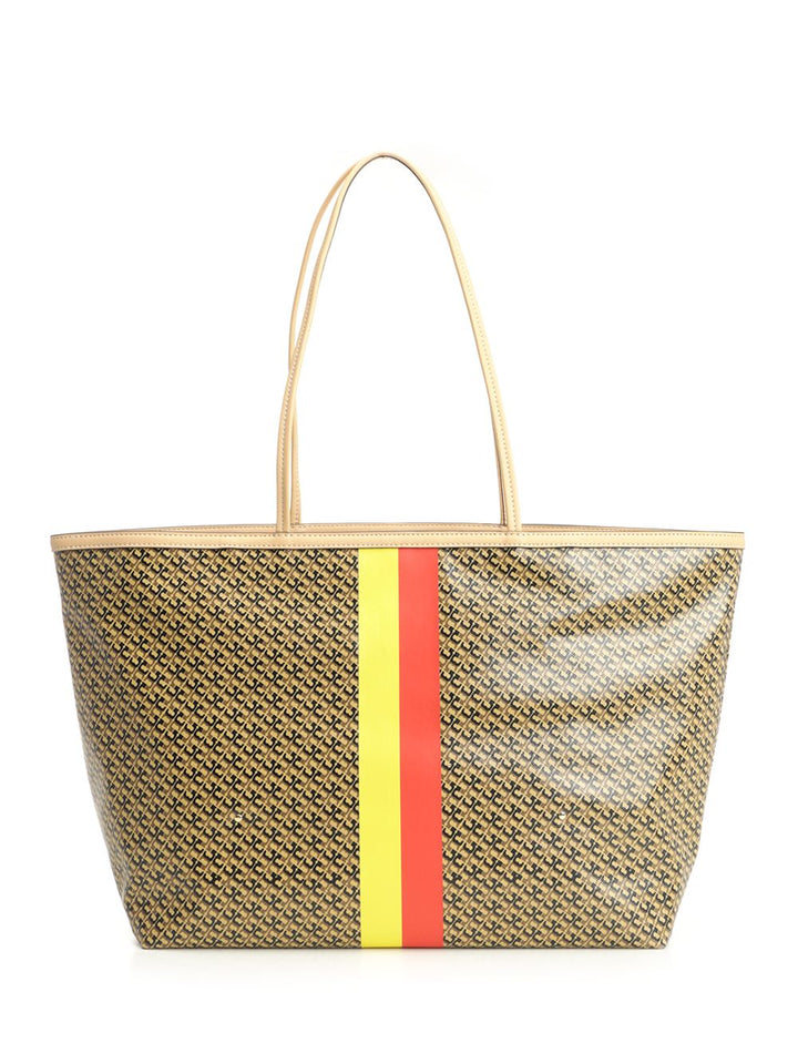Tory Burch Race Shopping Bag Shoulder Bags - Brown | 01288da6152d58ddbecb1d81ab24bb0160eb9635