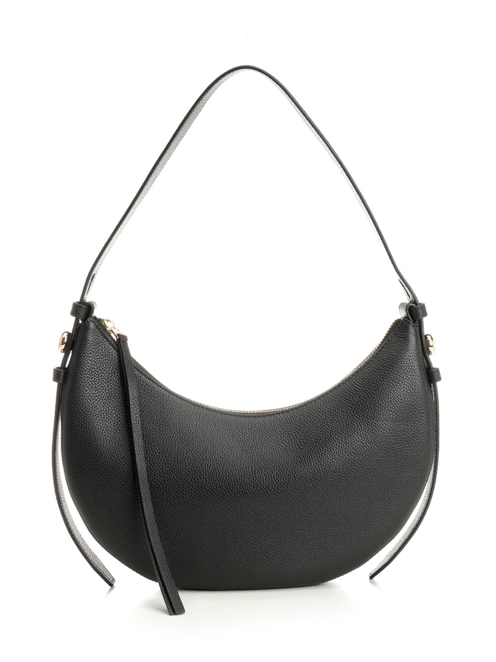 Tory Burch Romy Half Moon Bag Shoulder Bags - Black | cca192f1a7f0305d018512bf48029b0829f22d80