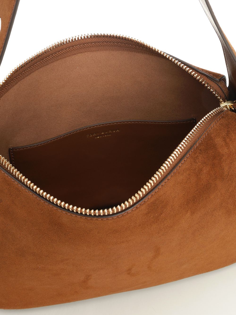 Tory Burch Romy Suede Shoulder Bag Shoulder Bags - Brown | e1cc61aa51e5d2c1b9878a6a9844637078232bbe