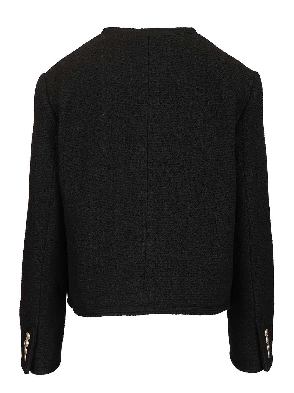 Dunst Bouclé Tweed Jacket Jackets - Black | 1293f9b320ccc70e9e97149a116b723e60ea8a09