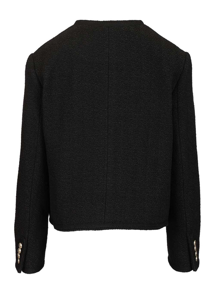Dunst Bouclé Tweed Jacket Jackets - Black | 1293f9b320ccc70e9e97149a116b723e60ea8a09