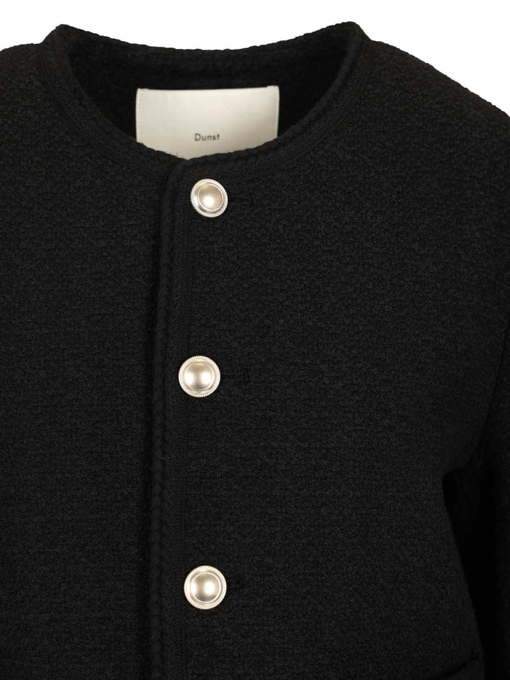 Dunst Bouclé Tweed Jacket Jackets - Black | 6a07e071d23c7e60aa7208ec36639e99e28ecd27
