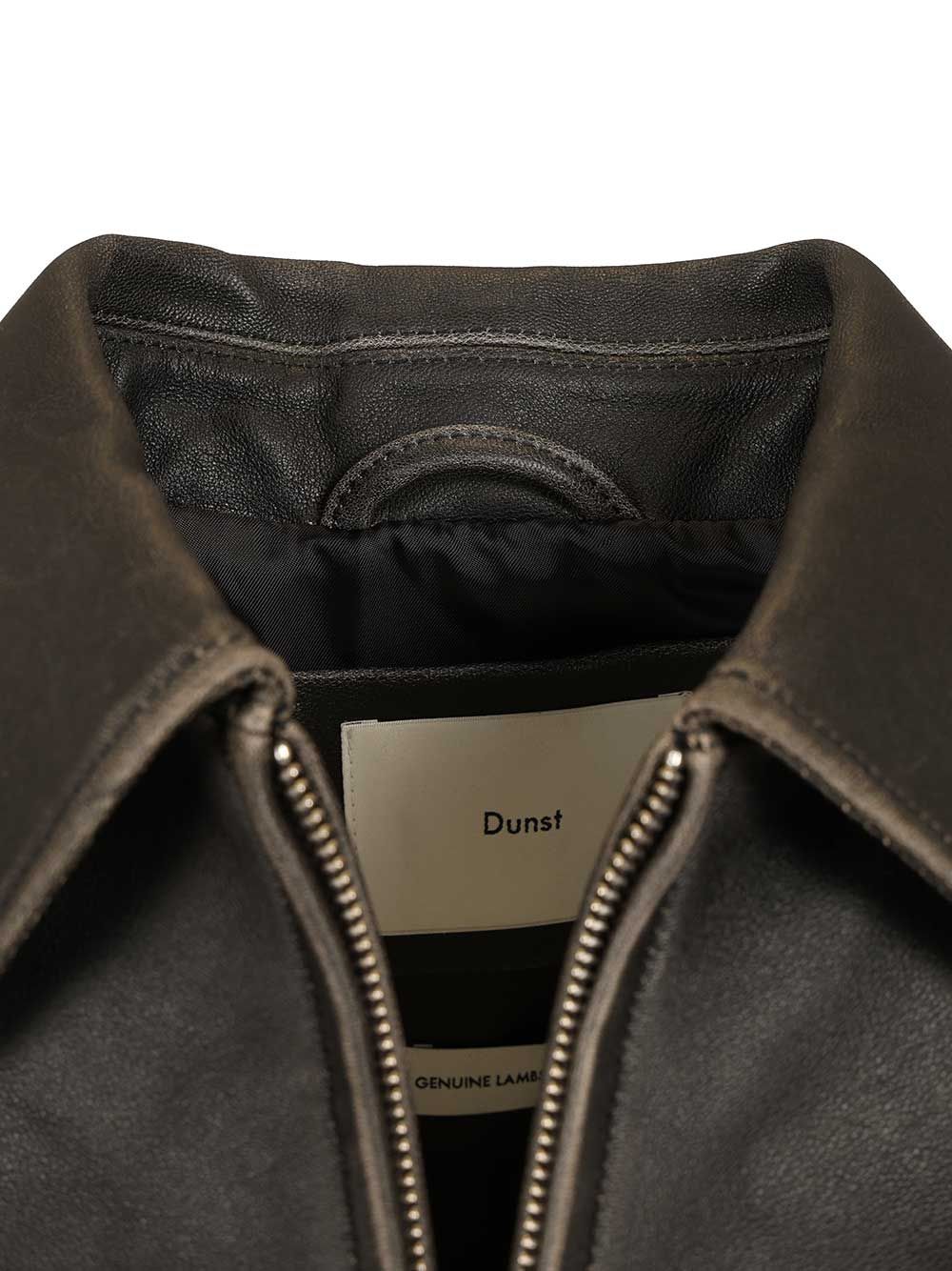 Dunst Drizzler Leather Jacket Jackets - Black | 767b9feed5a7a6514fa97518633fe8a886af59d8