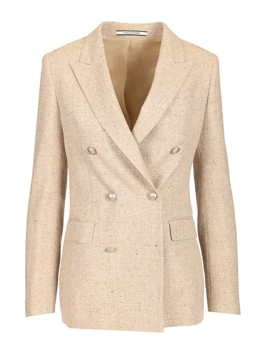 J-Parigi Blazer Jackets Beige