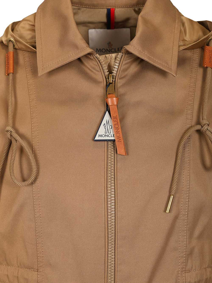 Moncler Adenium Hooded Jacket Jackets - Beige | e9d4dcc7fe8d356d4d0ca0e6bb8041f80f217fcb