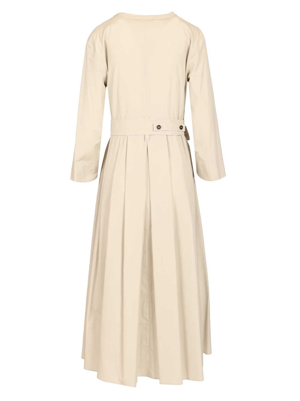 'S Max Mara Cotton Poplin Dress Dresses - Beige | f2dea1657162c54abb5269411bfba6cc60211ad7