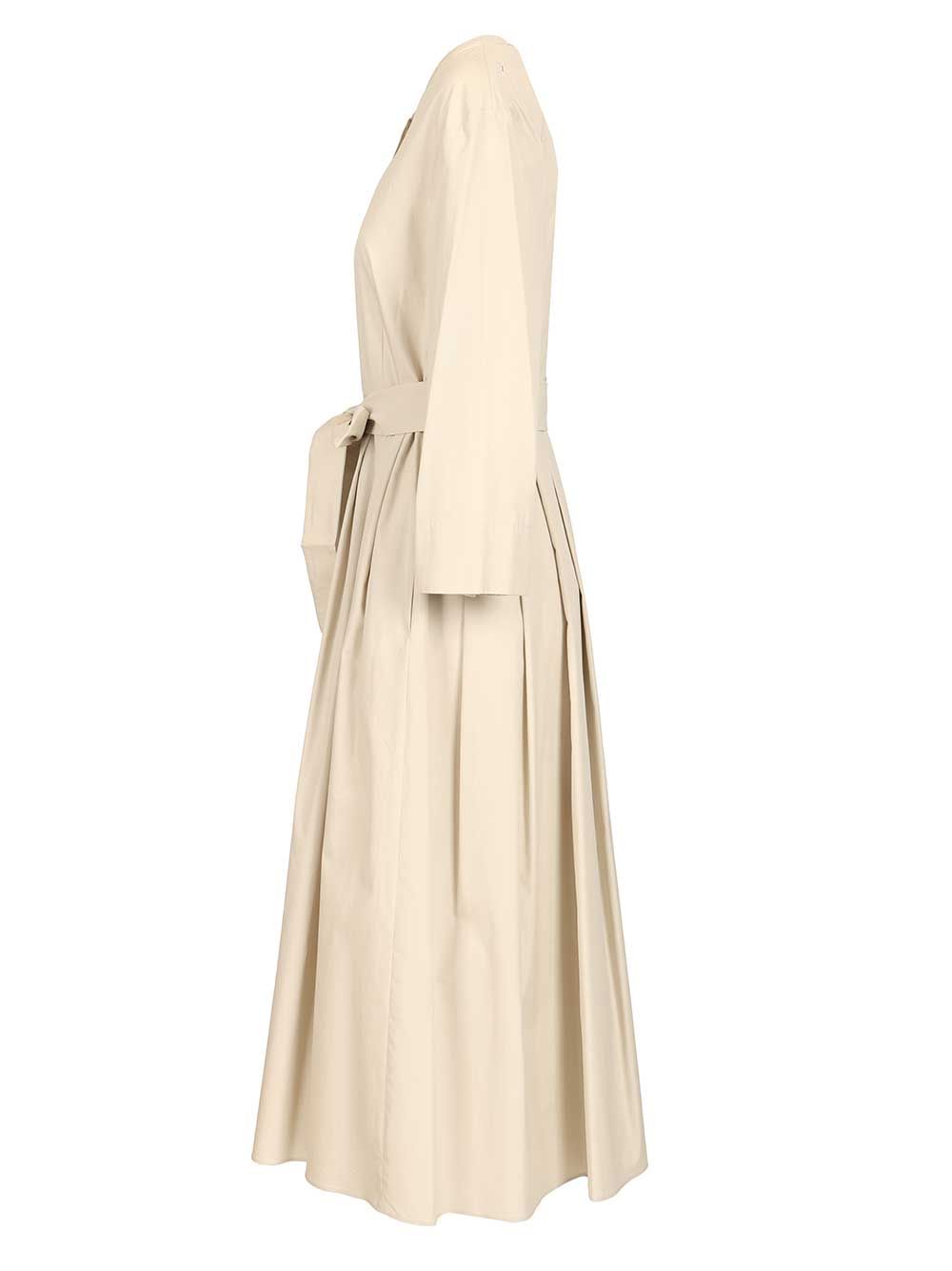 'S Max Mara Cotton Poplin Dress Dresses - Beige | cd48b2ec84d904eb69ac835f53355210efd5c1cc