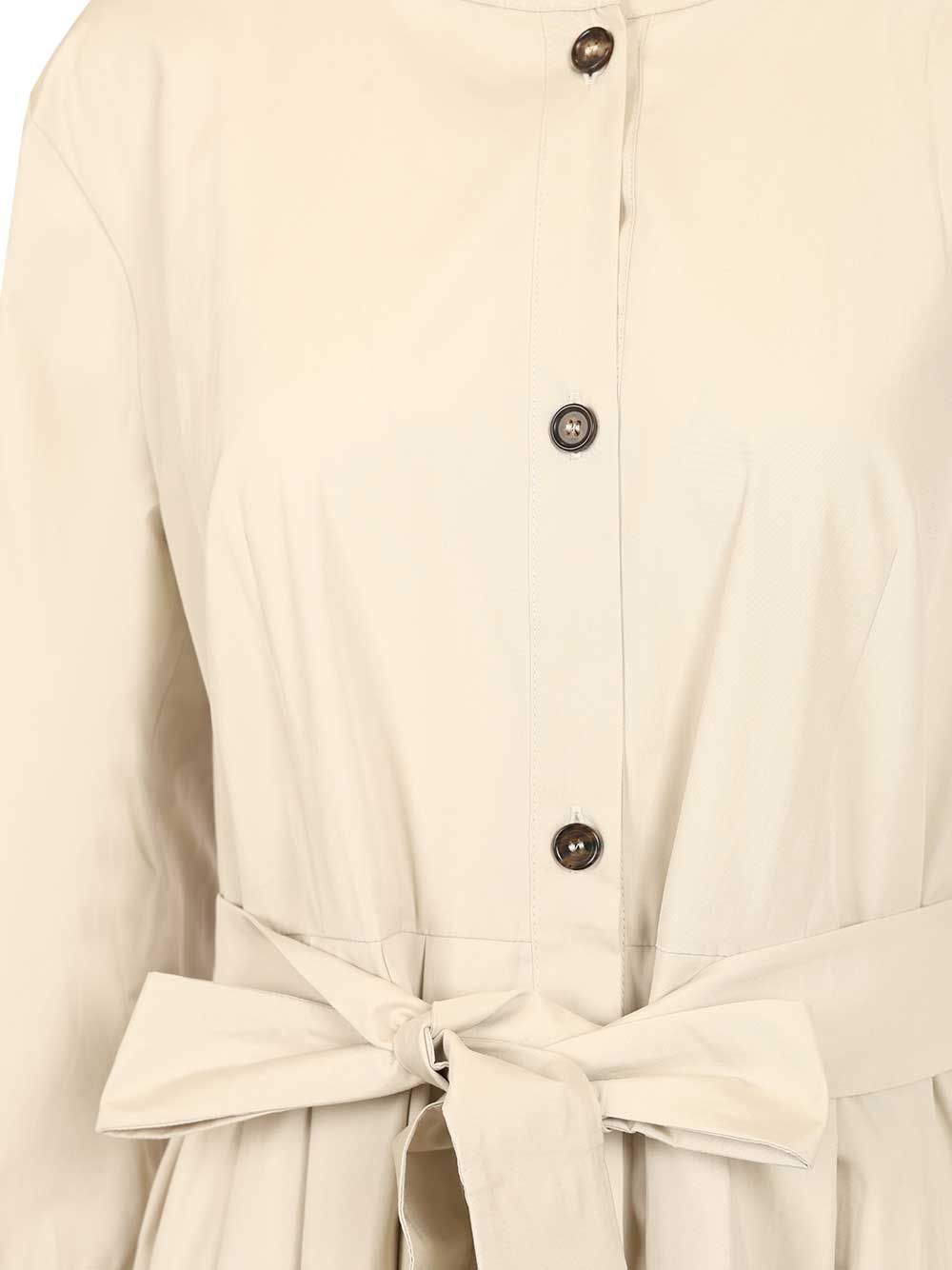 'S Max Mara Cotton Poplin Dress Dresses - Beige | c4e6d7ec7fdc15f87d9de1247ac78a43e3472aaa