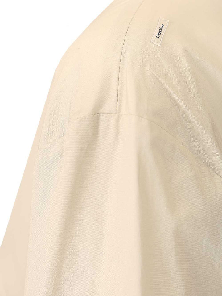 'S Max Mara Cotton Poplin Dress Dresses - Beige | f99ff3c8b42f06a5db2aec0a720911aafa03301f
