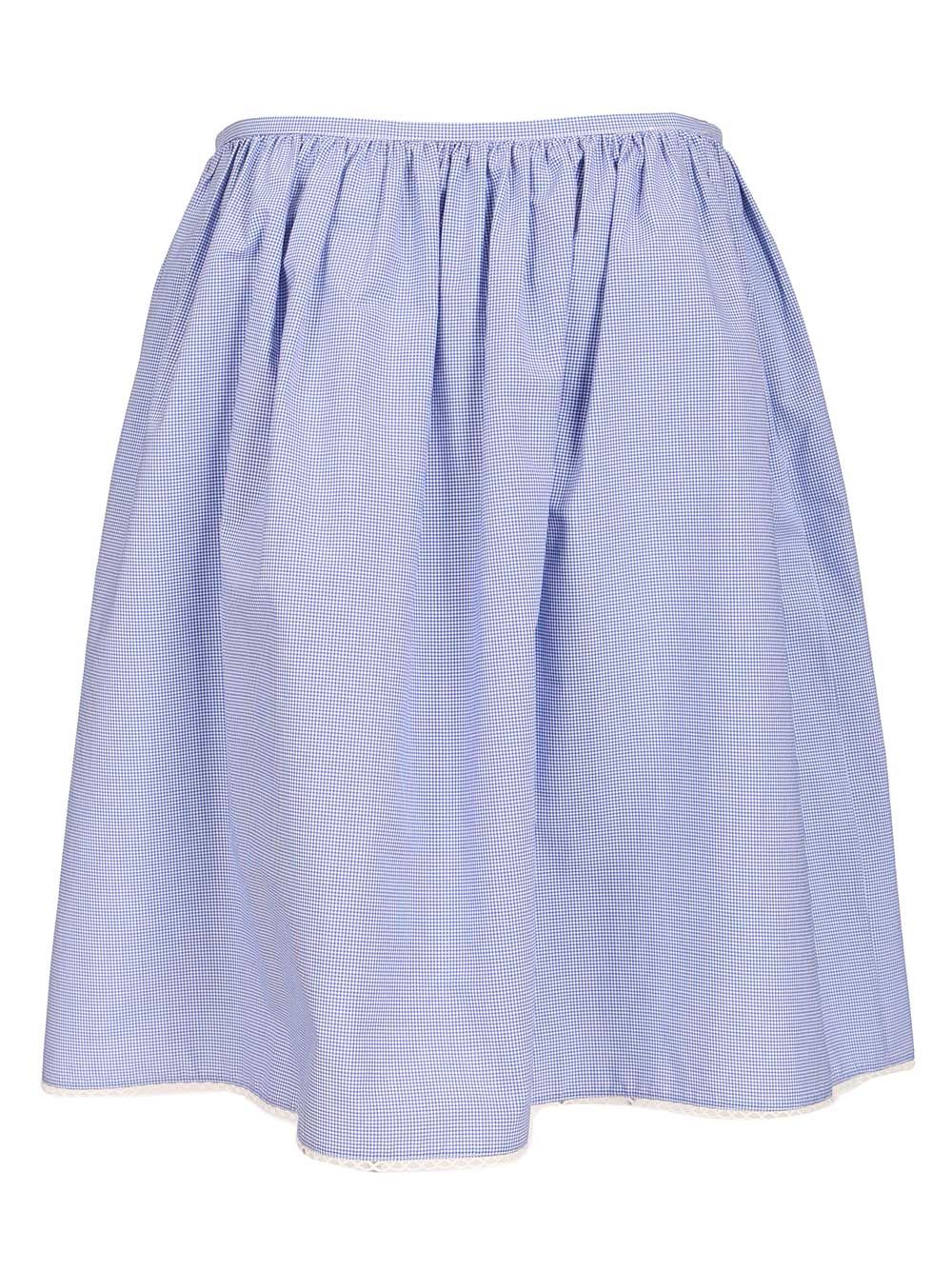 Miu Miu Gingham Skirt Skirts - Multicolor | e9768fc3005fa6e8f3fa3ddf006e4b3900ec3f62