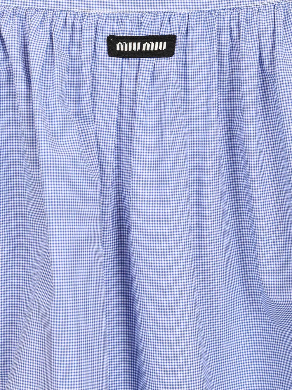 Miu Miu Gingham Skirt Skirts - Multicolor | 064bba7fbe753e237505181aab2797d8a0c975c7