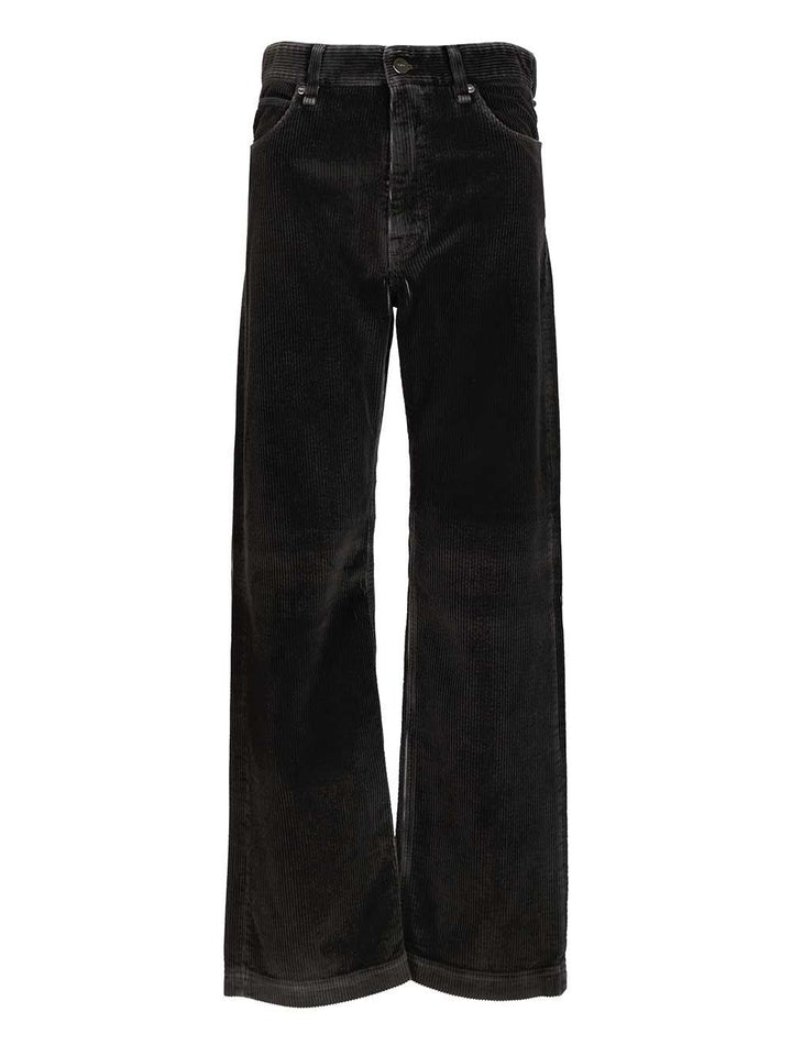 Fendi Corduroy Trousers Jeans - Black | bad37a696ad1ec1a54d661c4411f72aa60f424f3