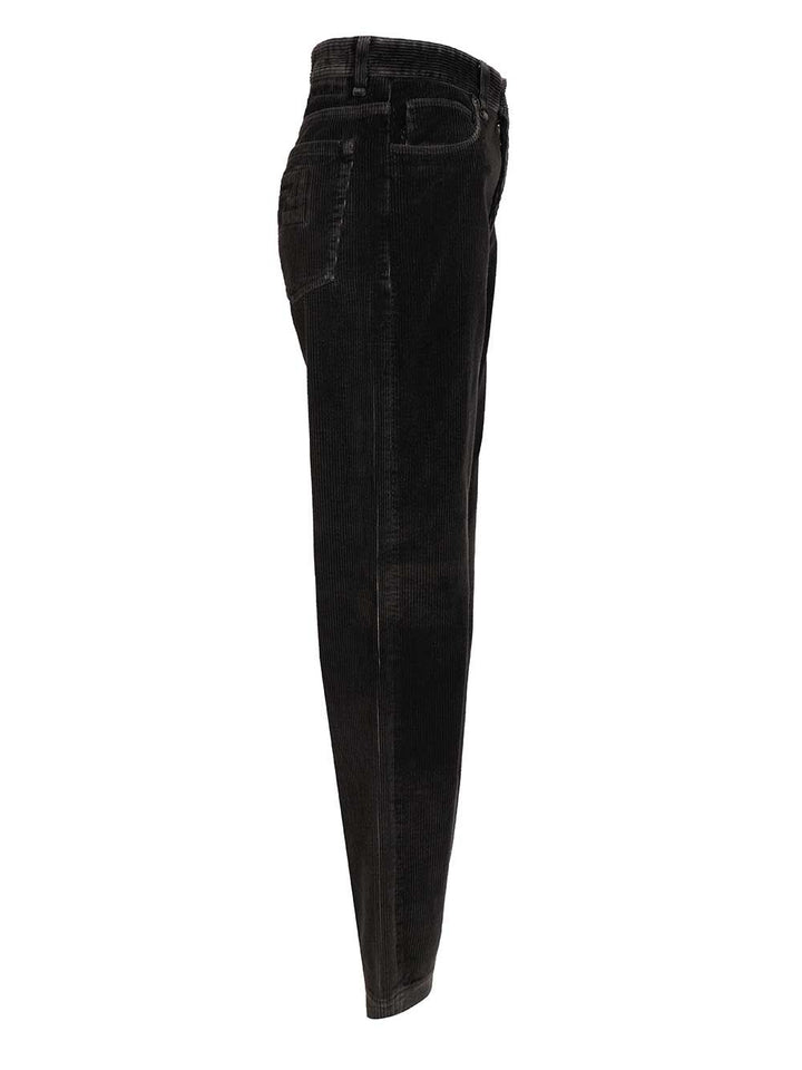 Fendi Corduroy Trousers Jeans - Black | c723d5b80df5fc9c7afa9478ff616757b9e49ef9