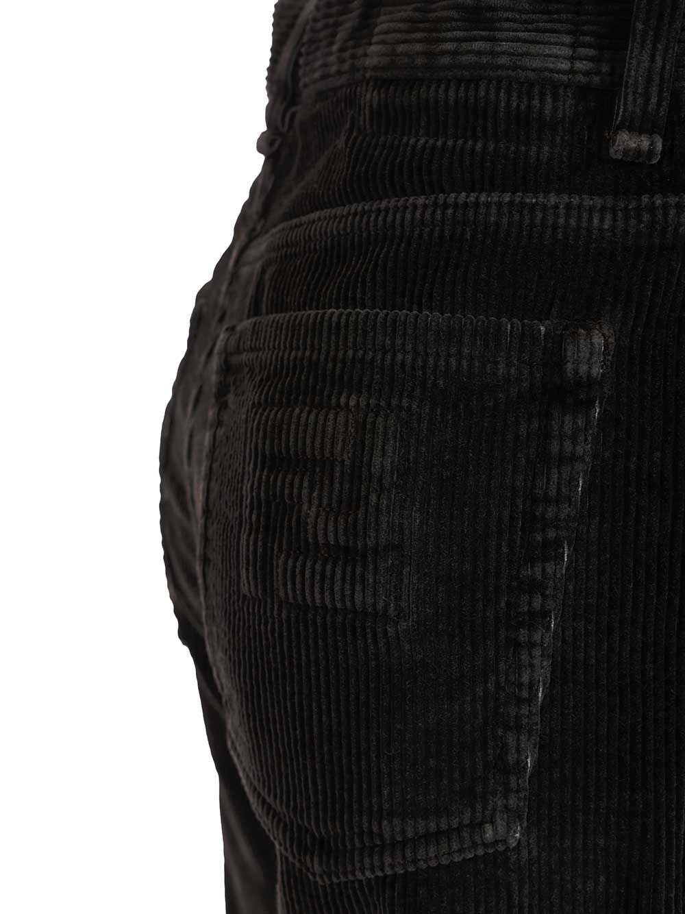 Fendi Corduroy Trousers Jeans - Black | 476fbc9f467eb86213a9c39d13a139546e1eadb2