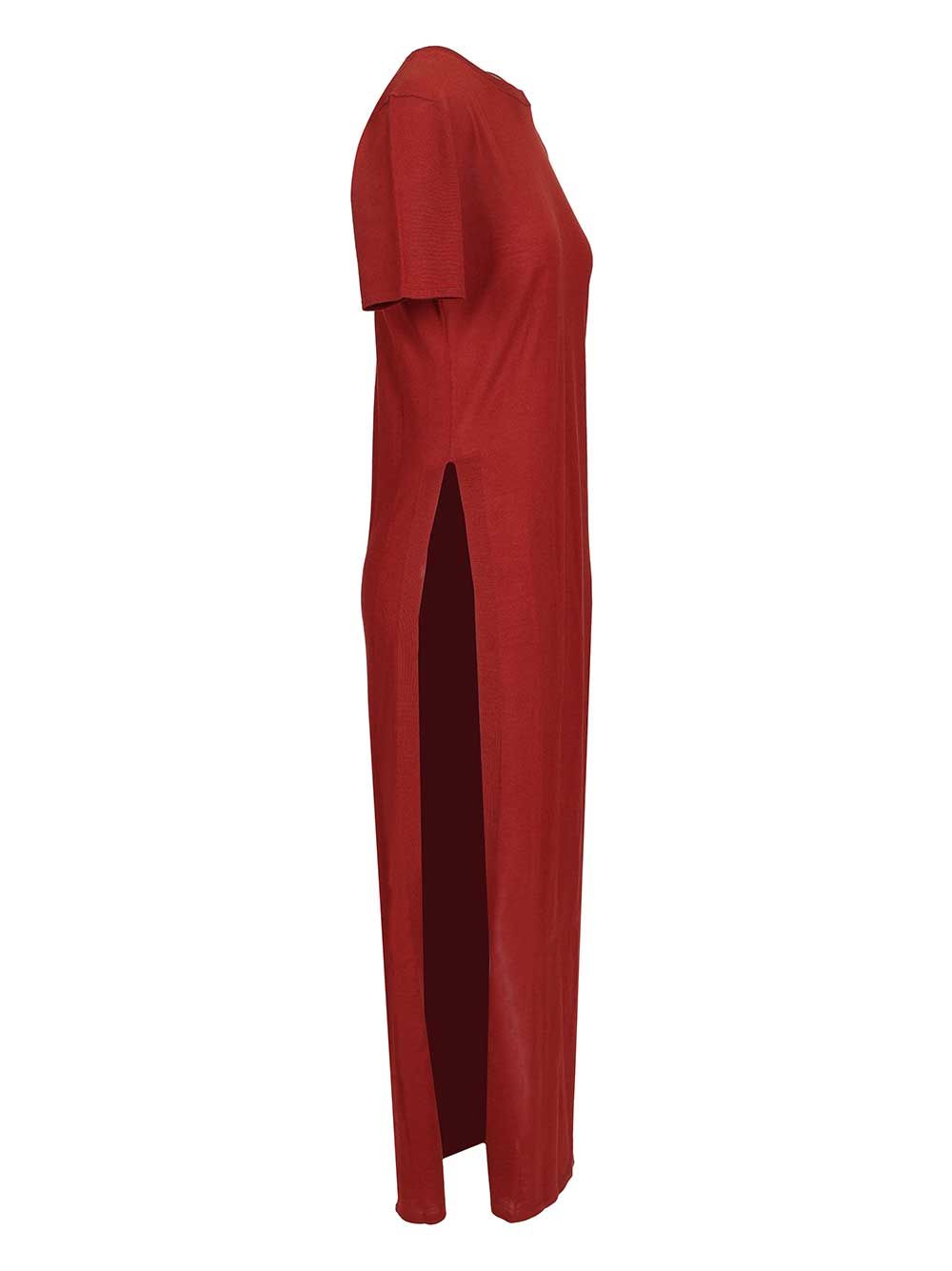 Saint Laurent T-Shirt Dress Dresses - Bordeaux | f5d6f6d87da9351c8f50ca26f06412af8e1a88a5