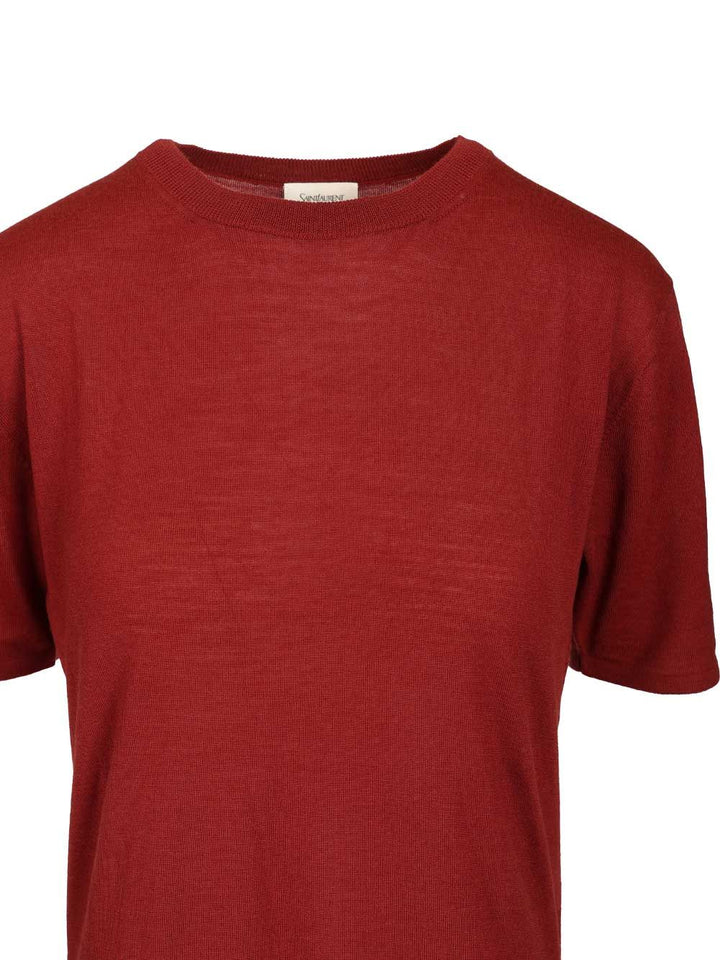 Saint Laurent T-Shirt Dress Dresses - Bordeaux | 4e27591a4aae77cbf5817822b43d32037f8d5dd9