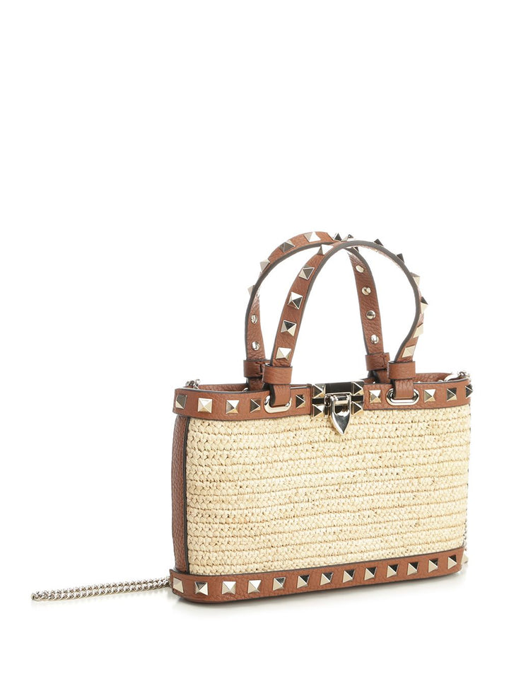Valentino Garavani Rockstud Handbags - Beige | afadc36a1fb9d7c3a3fd6d8747af5ef17cfd0b1a
