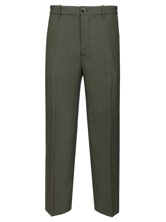 Tailored Trousers Green