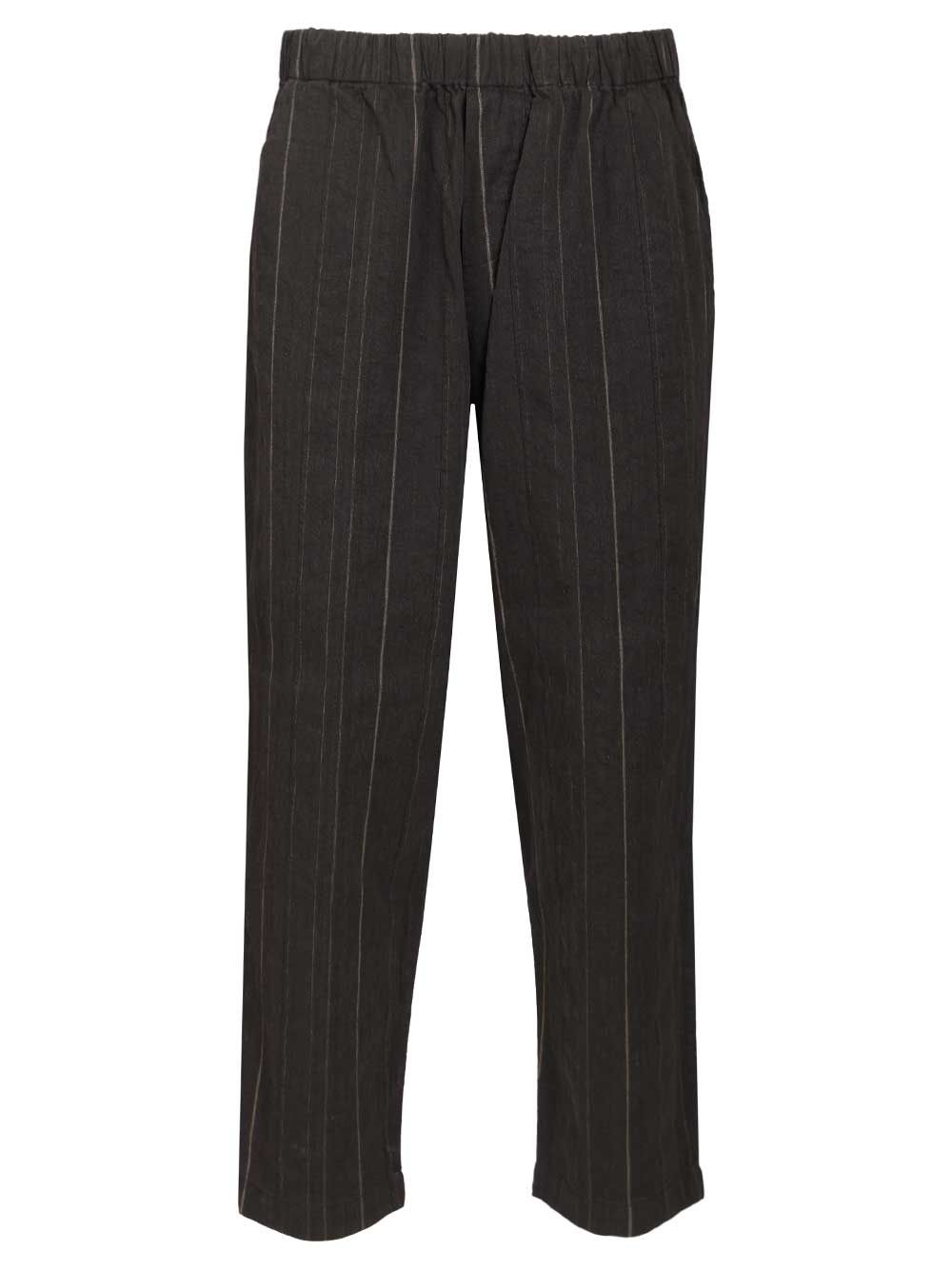 Barena Venezia Pantalone Cordier Cobian Trousers - Black | 8fd4832e4fc78d982d0f250e870d863ecaa528ef