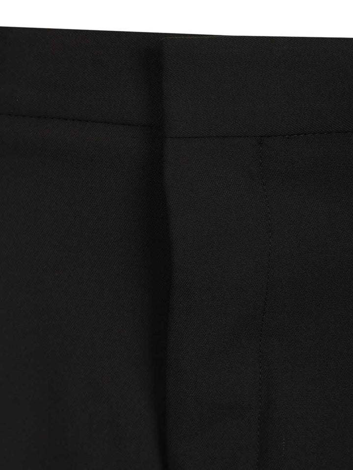 Ami Wide-Leg Bermuda Shorts Trousers - Black | 9c5e6680ea7d5d79c48c76797999089475454e4b