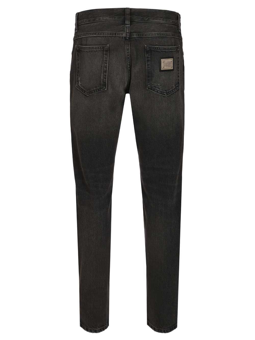 Dolce & Gabbana Regular-Fit Jeans - Black | 00054f217b59ec5b5d1f0cd470a10de3176be3bf