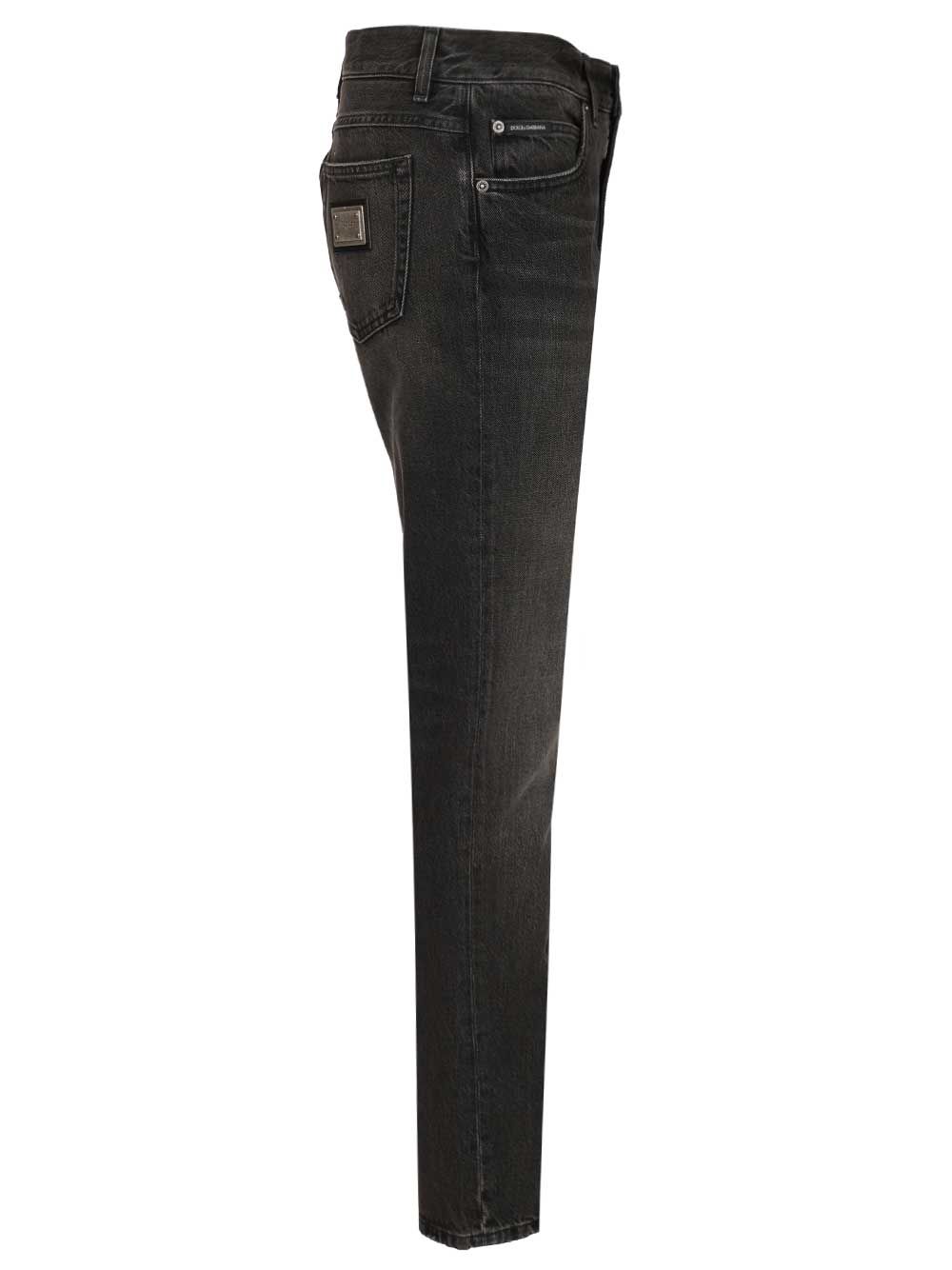 Dolce & Gabbana Regular-Fit Jeans - Black | efbb29a0225b727ac5e8d23c3fddc53ebcd3ed8b