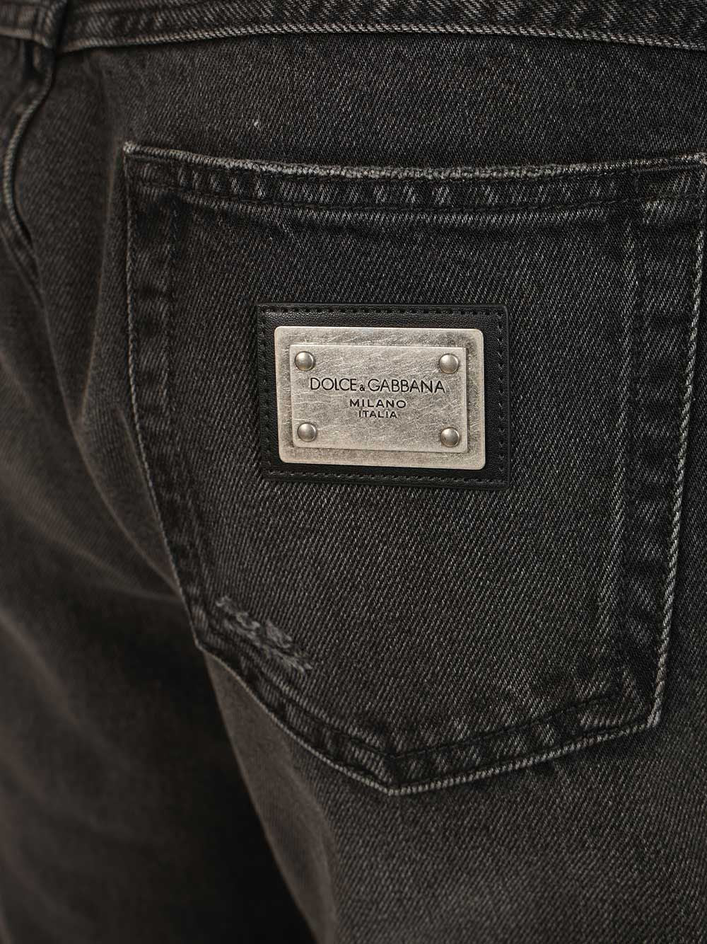 Dolce & Gabbana Regular-Fit Jeans - Black | 9d1fe1c9e7a005fbfb806b1b6dec30772b73a8ac