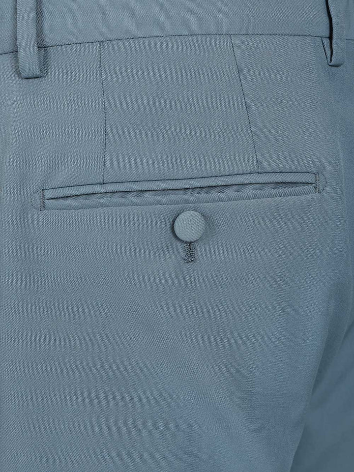 Dolce & Gabbana Wool Poplin Trousers - Light blue | 3d44df4520fef4ce6e742cee9cdc311036eb68b8