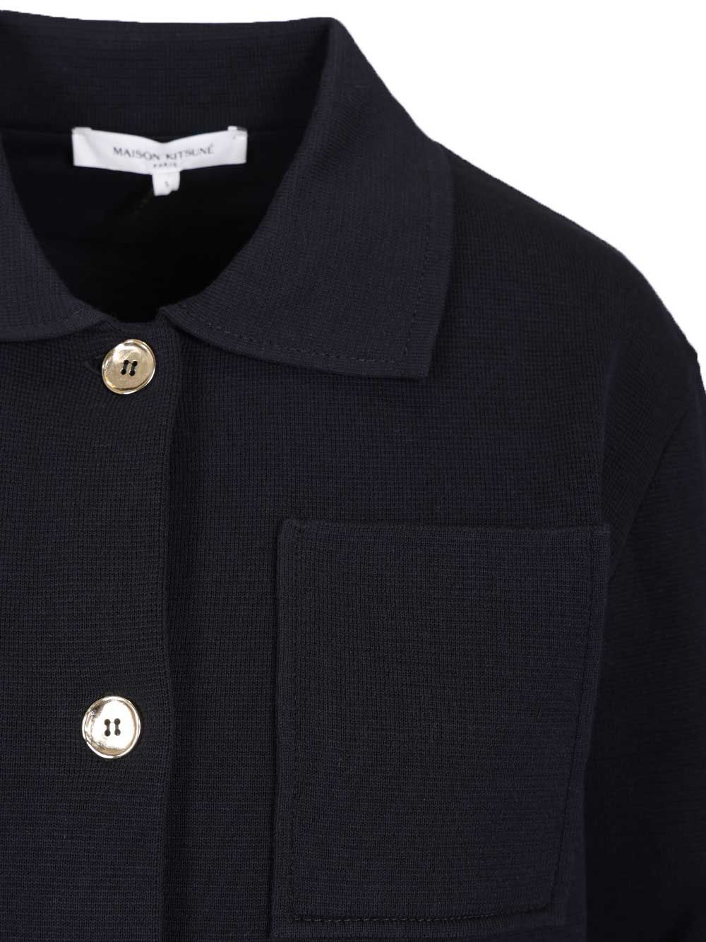 Maison KitsunÉ Milano City Jackets - Blue | 7b2e685e9017debebaff00f29d8204a0f09643fc