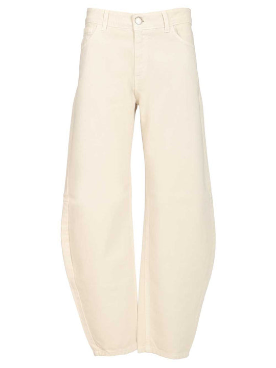 Balloon Jeans Beige
