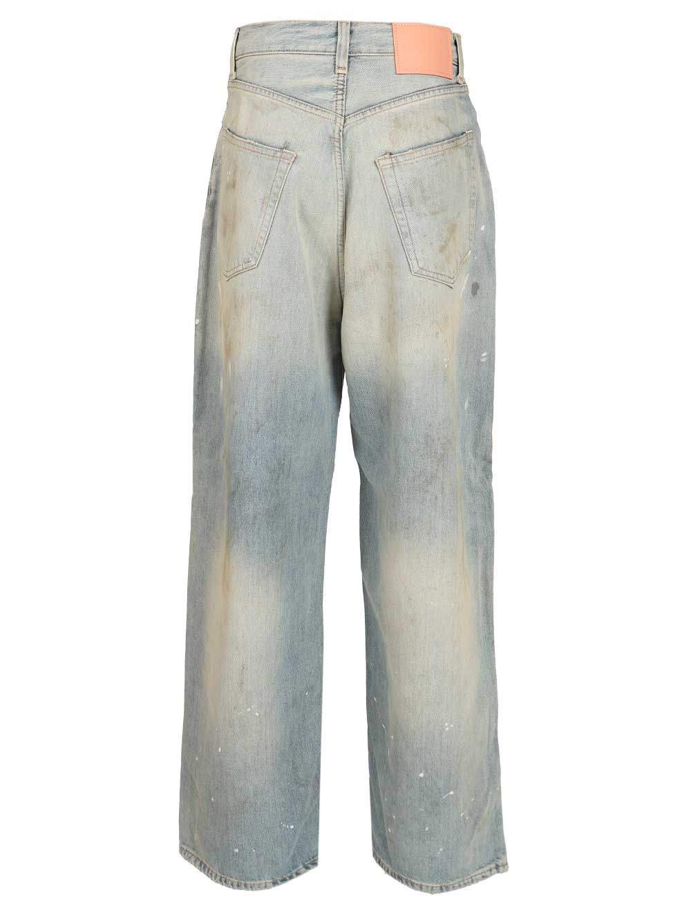 Acne Studios Loose Fit Jean Jeans - Blue | e95476560de8496e1cd8f7d79ef2ef962eced235