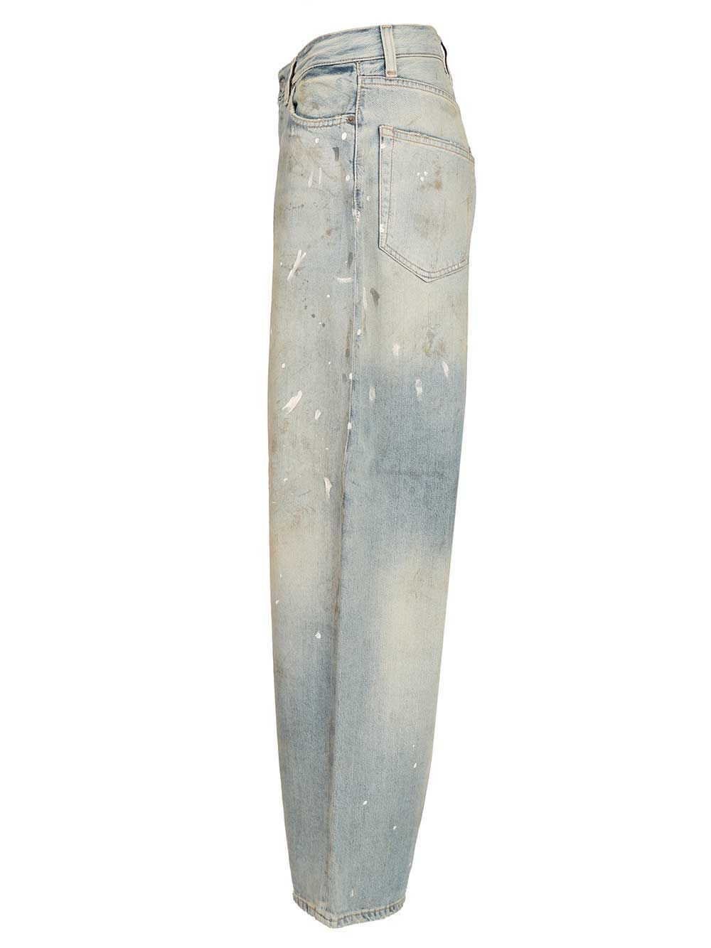 Acne Studios Loose Fit Jean Jeans - Blue | 0c740747f1ddee5b6a34a3681543dccd018852f3