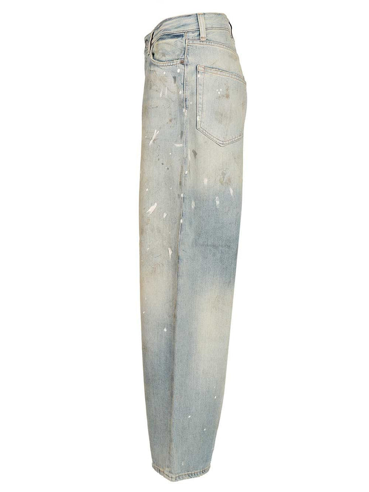 Acne Studios Loose Fit Jean Jeans - Blue | 0c740747f1ddee5b6a34a3681543dccd018852f3