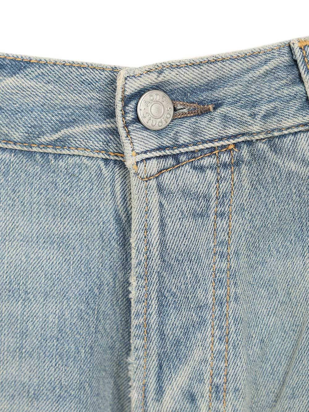 Acne Studios Loose Fit Jean Jeans - Blue | d1e7bbd9a408e4273a4cb17cc5ea08b72d98fac0