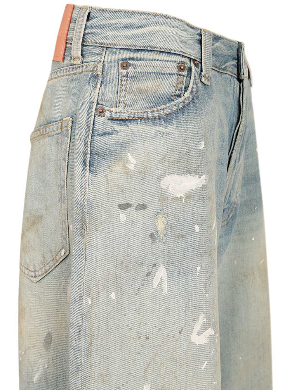 Acne Studios Loose Fit Jean Jeans - Blue | 44e54f63ef78f44a556f6f5d0b156b98b85ff798