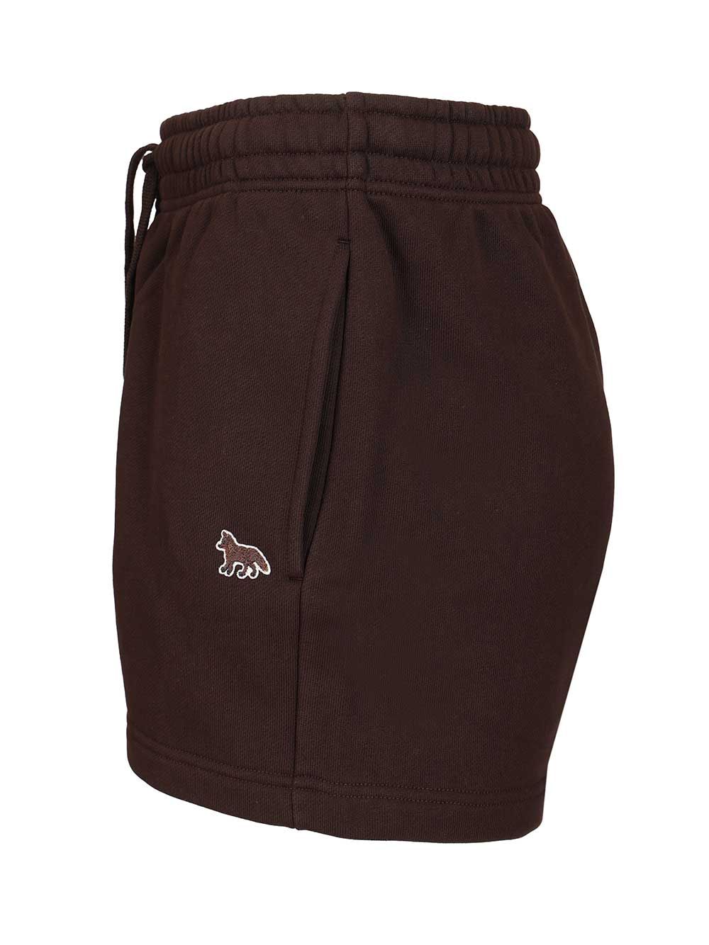 Maison KitsunÉ Baby Fox Trousers - Brown | 617d1e97735e7d6a11e0e315a705093f91c8af4c