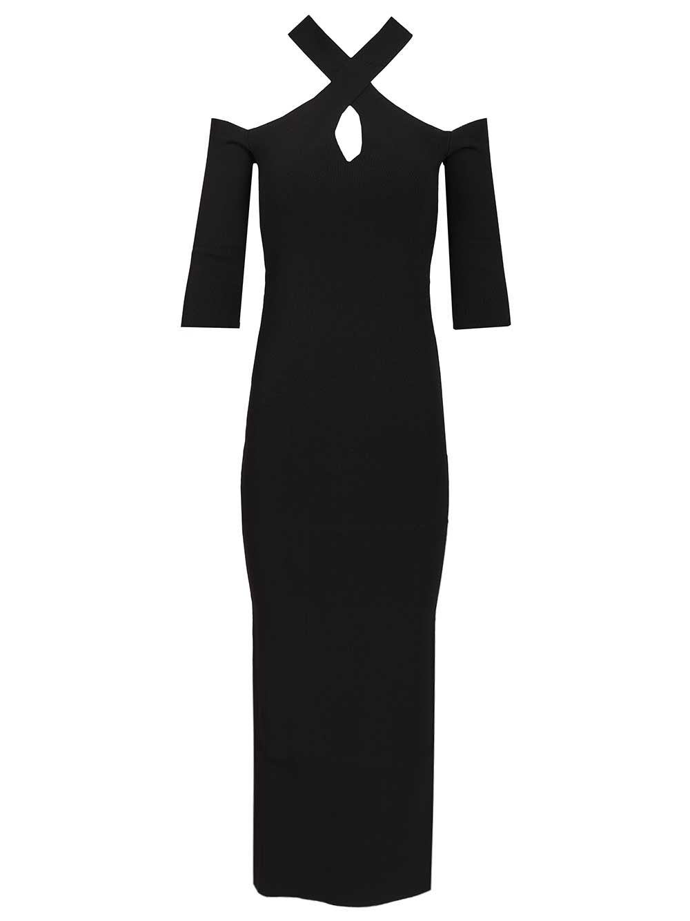 Federica Tosi Long Dress Dresses - Black | 89643a58e9221f49fbd9441f689333e3e26f89a0