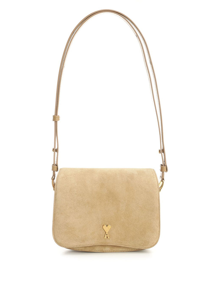 Ami Paris Paris Shoulder Bags - Beige | d568aea3e186d06b77cee1b7326101788a573adc