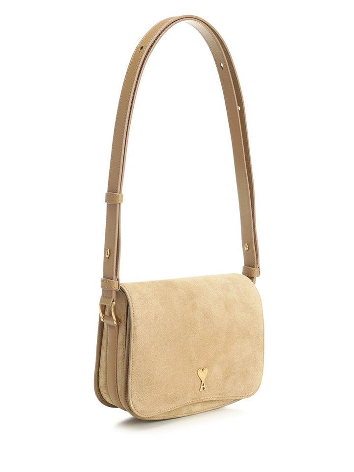 Ami Paris Paris Shoulder Bags - Beige | b81038c61482d353ed948b4311f00298ba93b2e7
