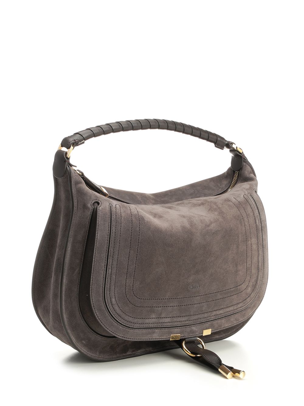 Chloe' Marcie Shoulder Bags - Brown | 8a4bc5293e64bdf4afac0eef1e232d1edf447b73